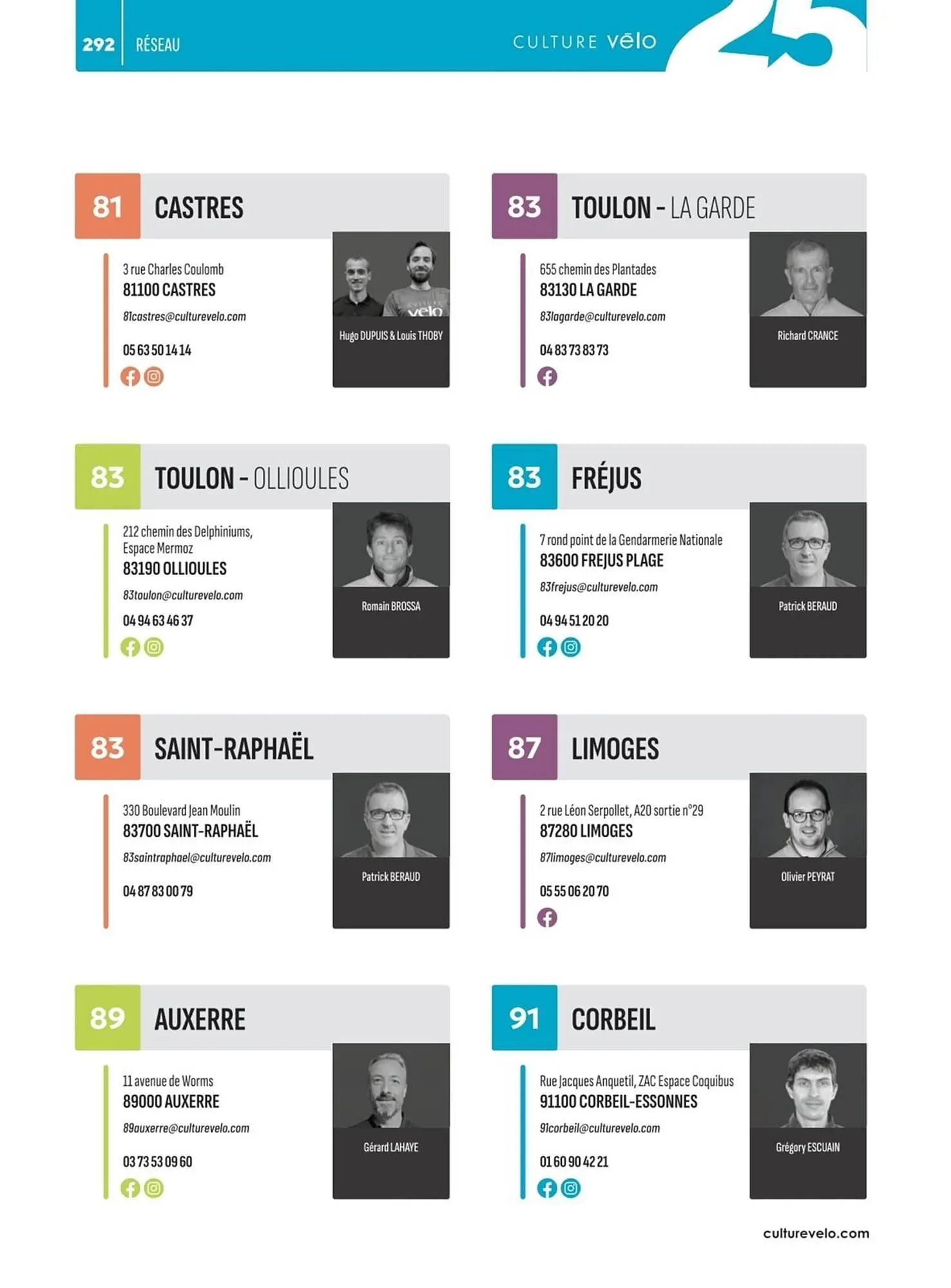 Catalogue Culture Vélo du 2 mai au 31 décembre 2025 - Catalogue page 292