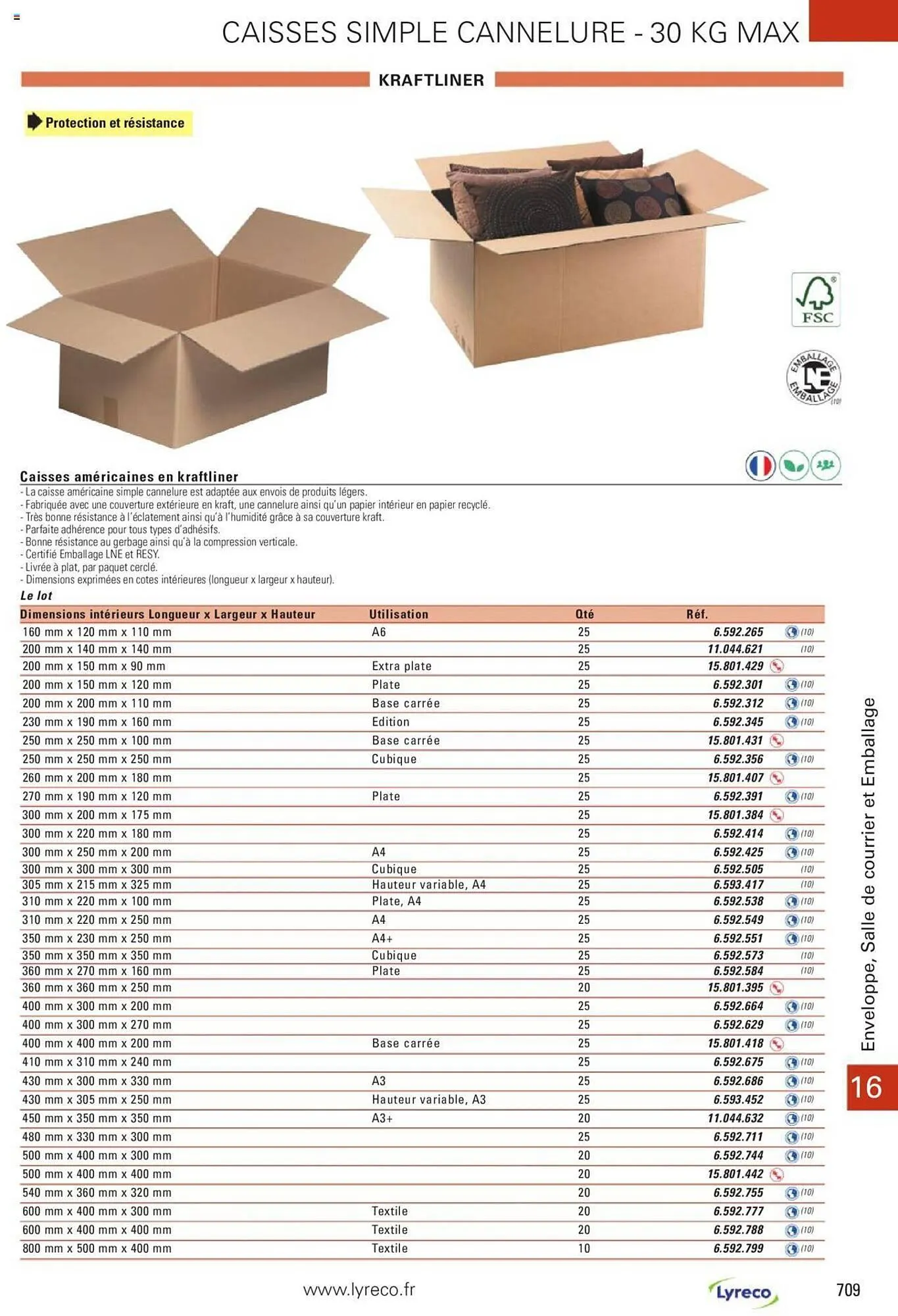 Catalogue Lyreco du 15 mai au 31 décembre 2023 - Catalogue page 709
