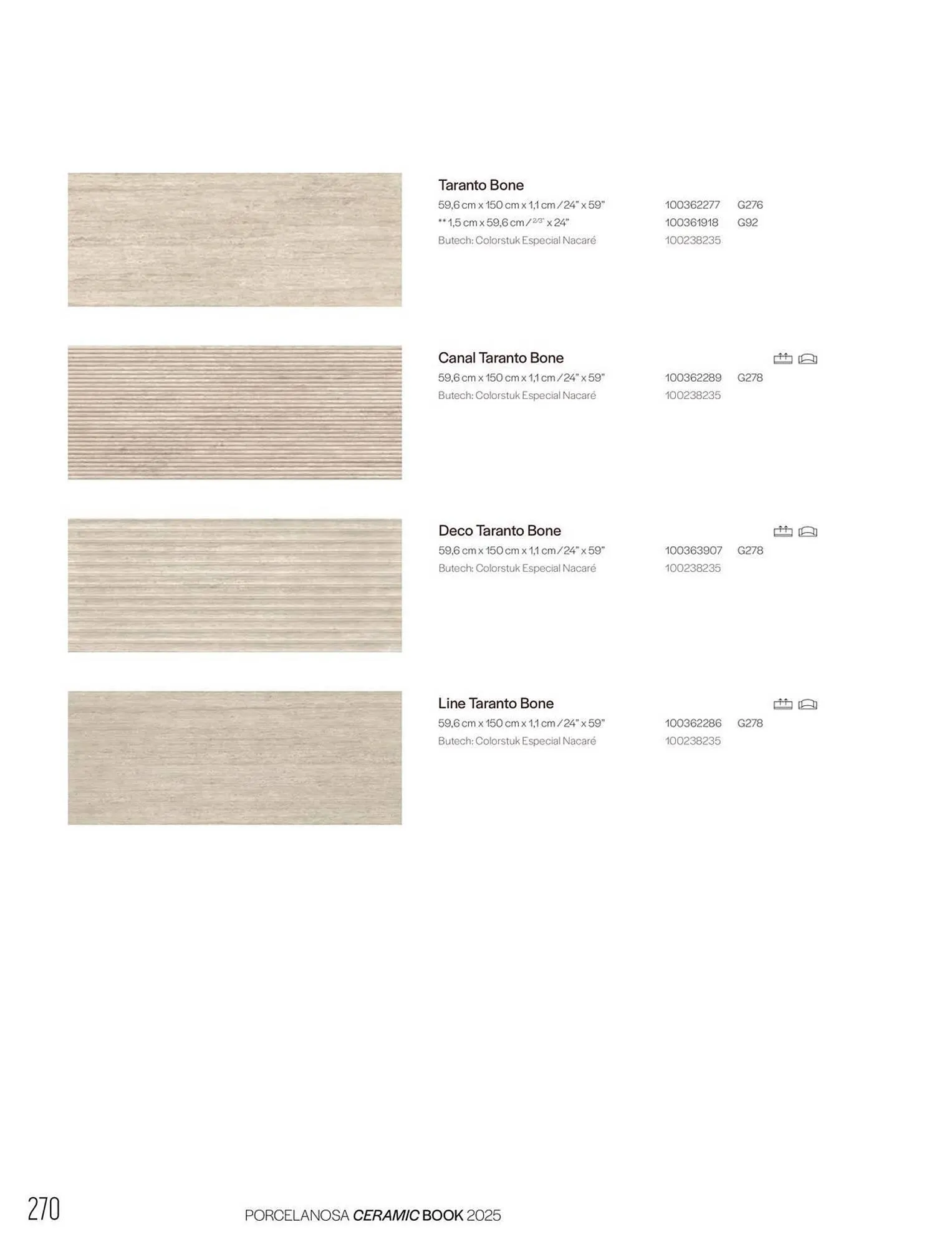 Catalogue Porcelanosa du 27 janvier au 31 décembre 2025 - Catalogue page 272