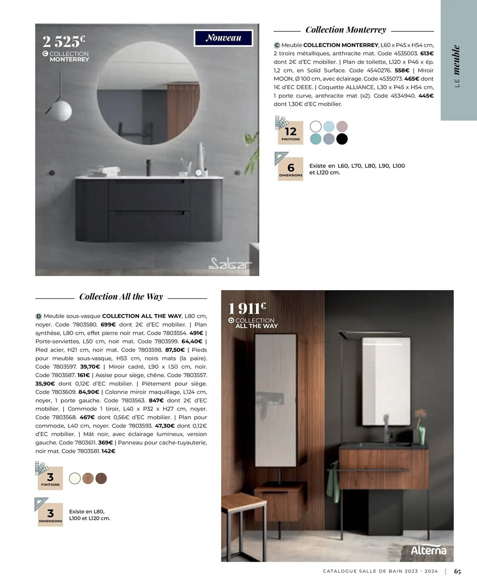 Catalogue Cedeo du 6 juillet au 31 décembre 2023 - Catalogue page 65