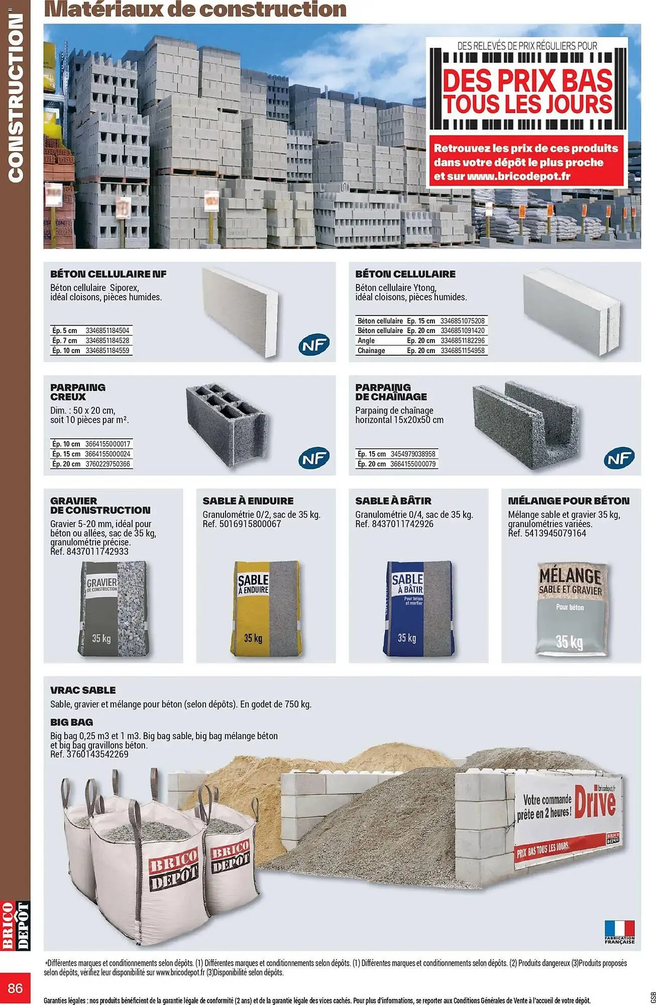 Catalogue Brico Dépôt du 25 mars au 12 juin 2026 - Catalogue page 86