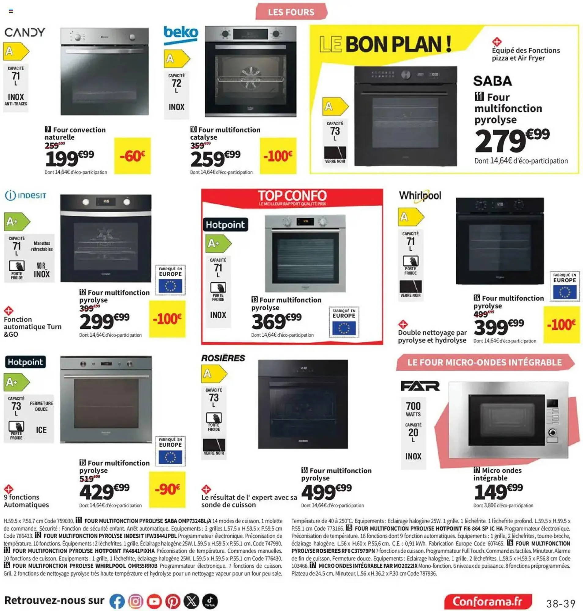 Catalogue Conforama du 10 juin au 7 juillet 2025 - Catalogue page 39