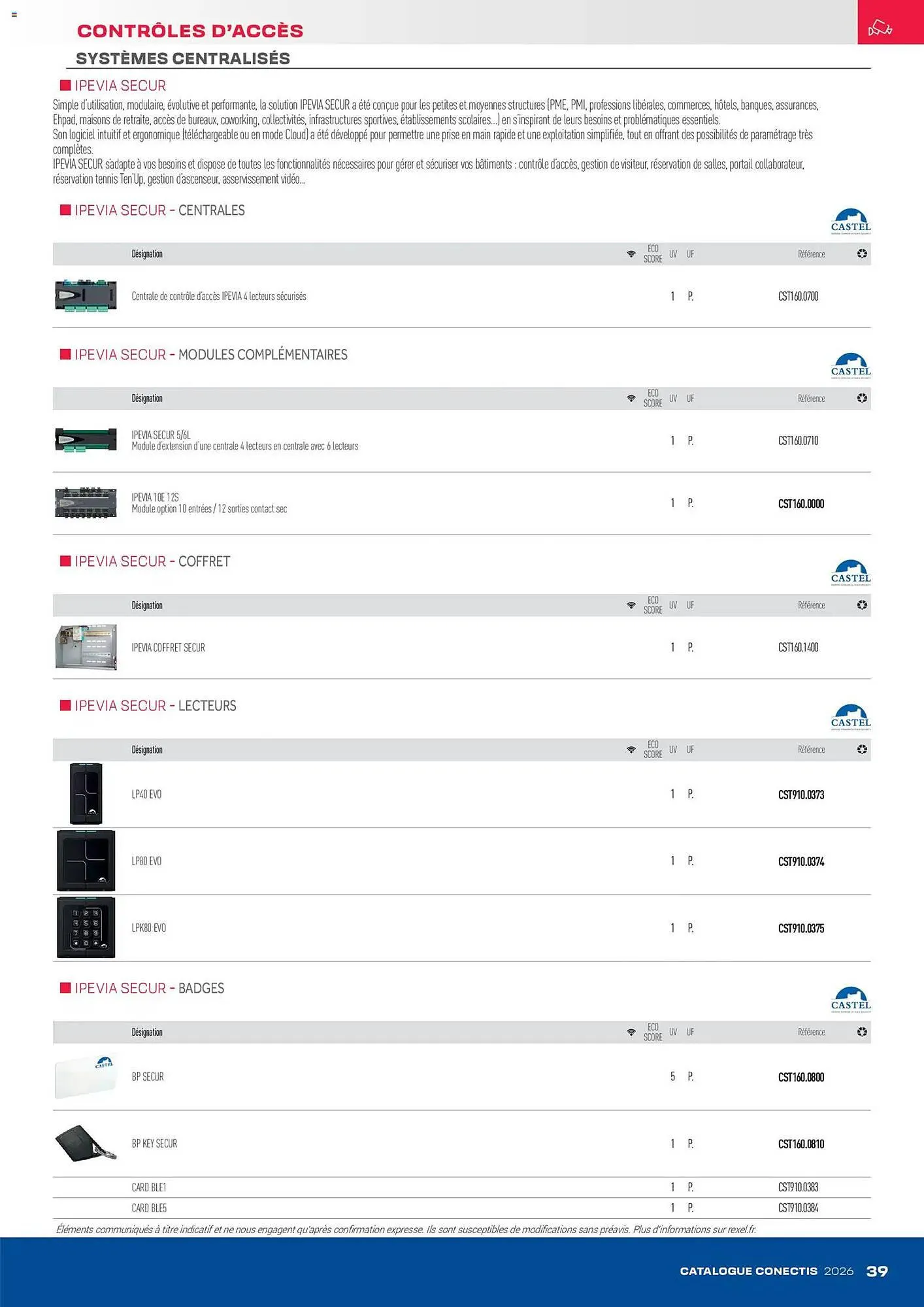 Catalogue Rexel du 10 avril au 31 décembre 2026 - Catalogue page 39