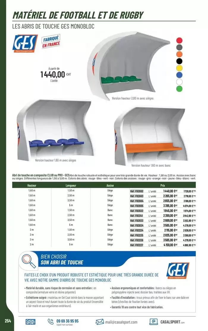 ÉQUIPEMENT SPORTIF du 6 mars au 31 décembre 2025 - Catalogue page 226