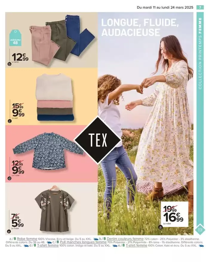 TEXTILE SPÉCIAL PRINTEMPS du 11 mars au 24 mars 2025 - Catalogue page 9