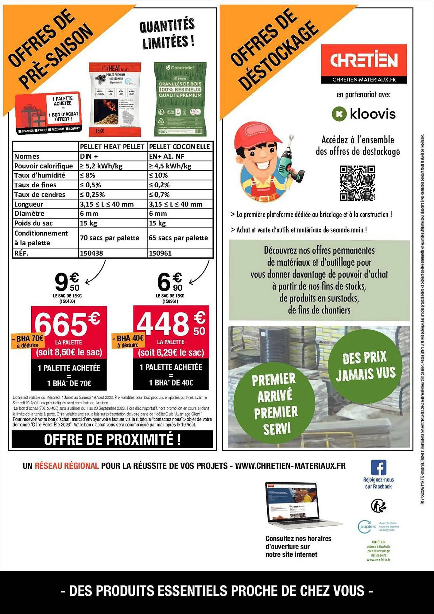 Catalogue Chretien Matériaux du 6 juillet au 19 août 2023 - Catalogue page 24