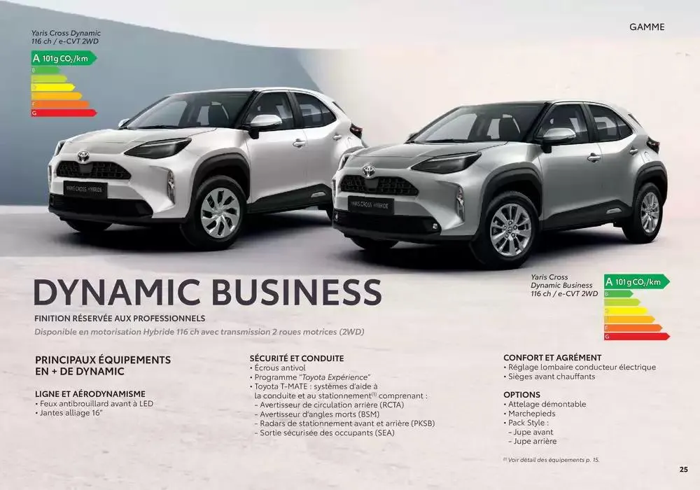 Toyota Yaris Cross  du 27 mars au 27 mars 2026 - Catalogue page 25