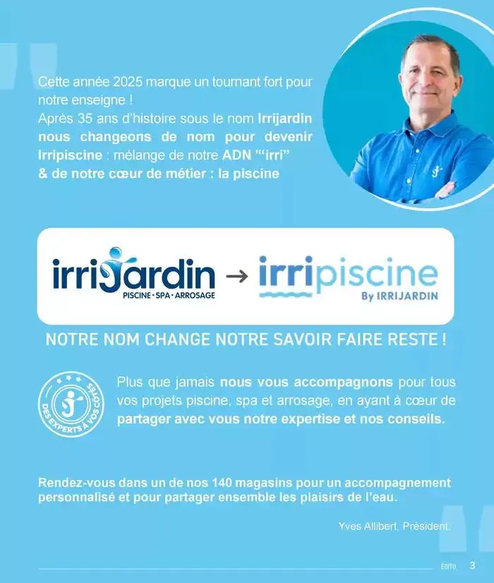Les plaisir de l'eau Piscine,Spa,Arrosage du 10 mars au 31 décembre 2025 - Catalogue page 3