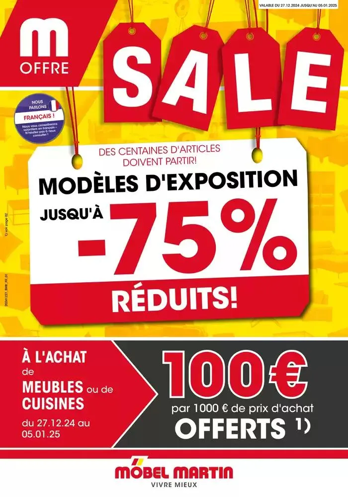 MODÈLES DEXPOSITION JUSQUÀ -75% - 1