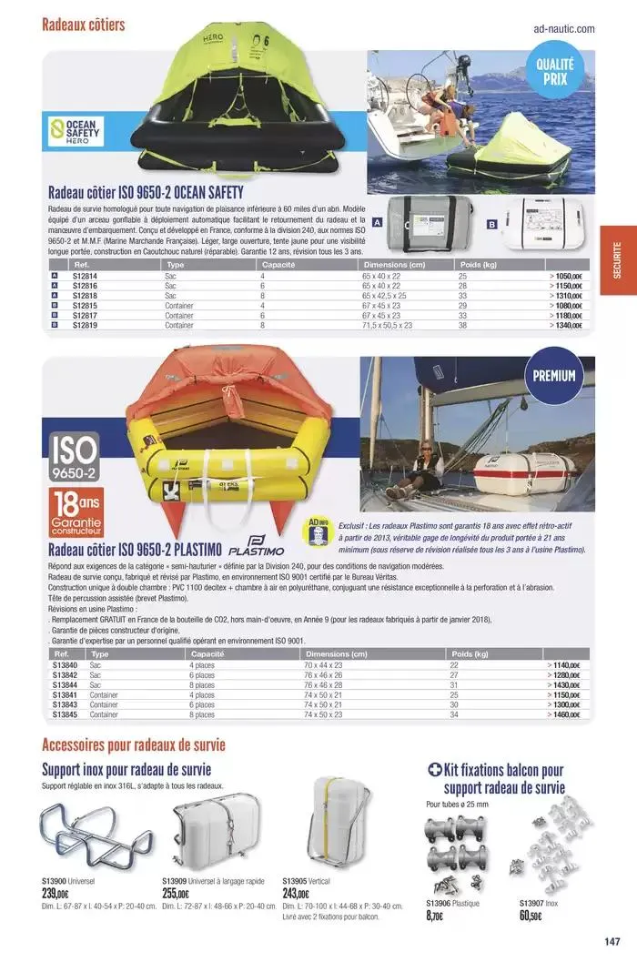 Catalogue Accastillage Diffusion 2025 du 1 janvier au 31 décembre 2025 - Catalogue page 149
