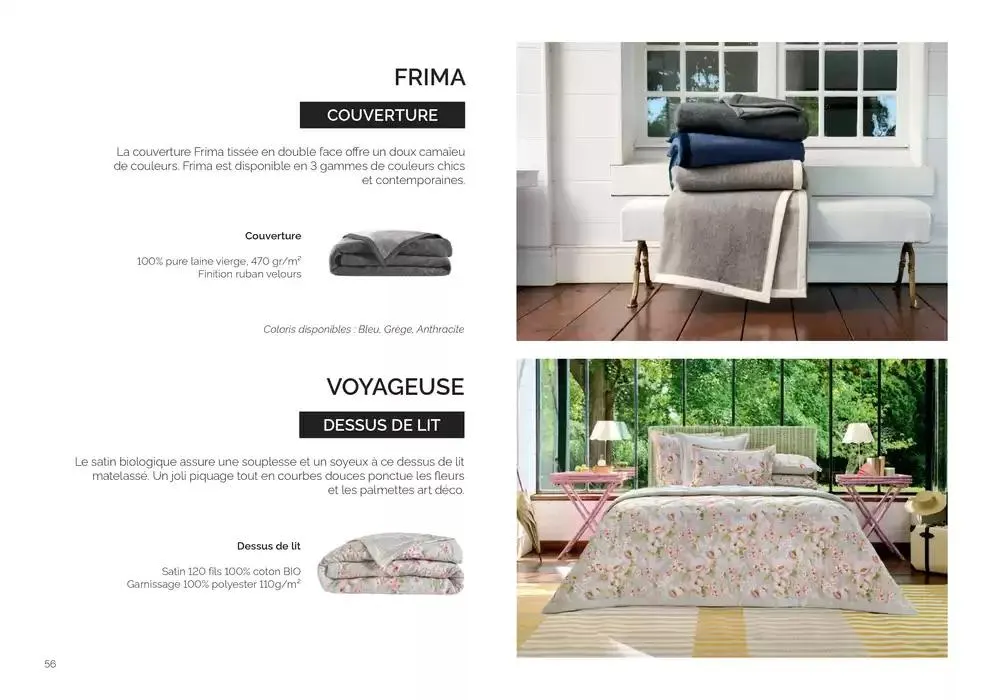 Notre collection Printemps - Ete 2025 du 14 février au 30 août 2025 - Catalogue page 56