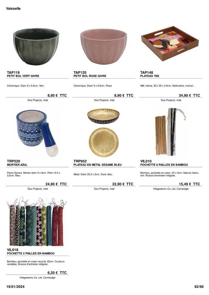 ARTISANAT . DéCORATION . MODE . JOUETS du 9 février au 31 août 2024 - Catalogue page 84