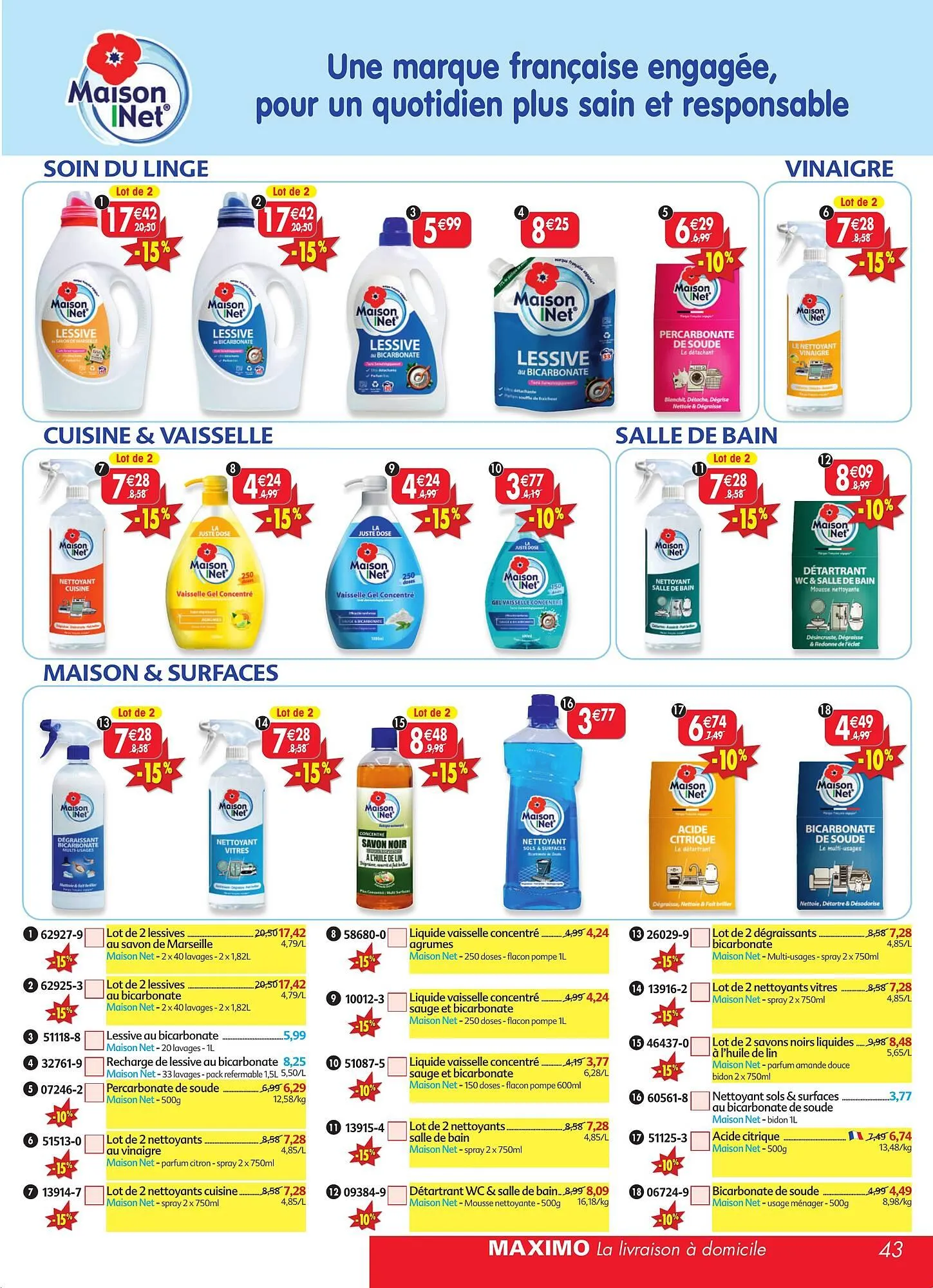 Catalogue Maximo du 30 mars au 23 avril 2026 - Catalogue page 43