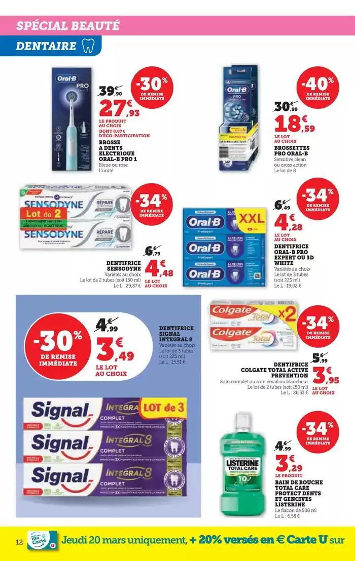 Spécial Beauté du 18 mars au 30 mars 2025 - Catalogue page 12