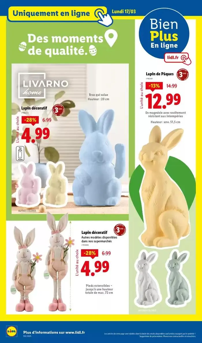 Retrouvez des réductions sur un ensemble de produits de grandes marques chez Lidl ! du 13 mars au 19 mars 2025 - Catalogue page 68
