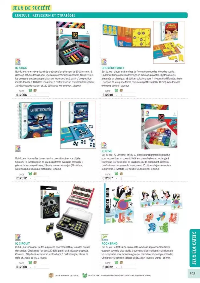 Nos Catalogues Thématiques du 1 janvier au 31 décembre 2025 - Catalogue page 507