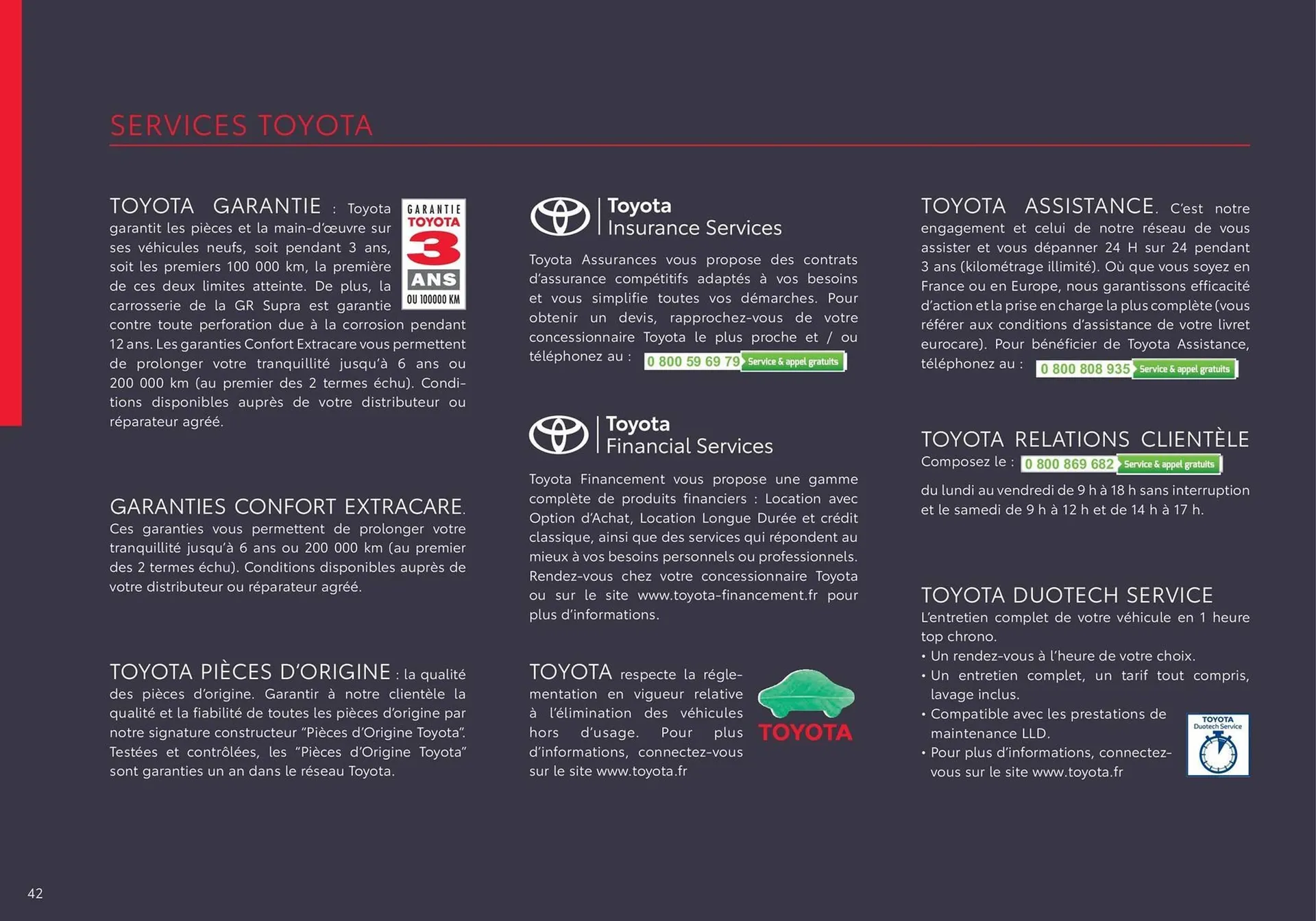 Catalogue Toyota du 9 avril au 9 avril 2026 - Catalogue page 42