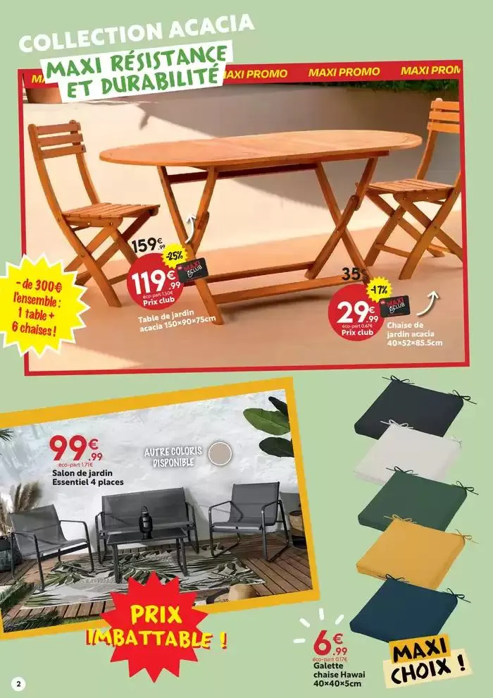 POUR UN EXTÉRIEUR STYLÉ ! du 30 avril au 1 juin 2025 - Catalogue page 2