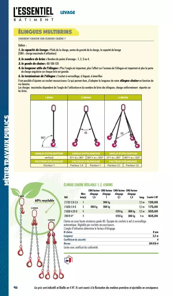 Essentiel Batiment 2025 du 3 janvier au 31 décembre 2025 - Catalogue page 48