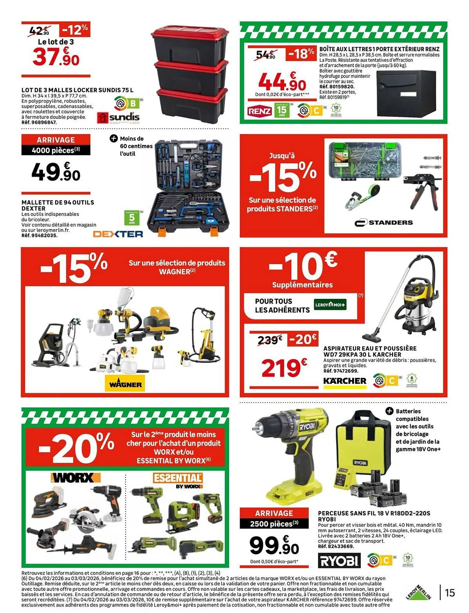 Catalogue Leroy Merlin du 4 février au 3 mars 2026 - Catalogue page 15