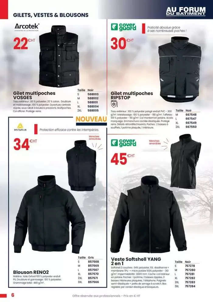 Automne - Hiver 2024 du 1 novembre au 30 mars 2025 - Catalogue page 6