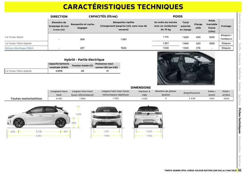 Opel Corsa du 12 mai au 12 mai 2026 - Catalogue page 14