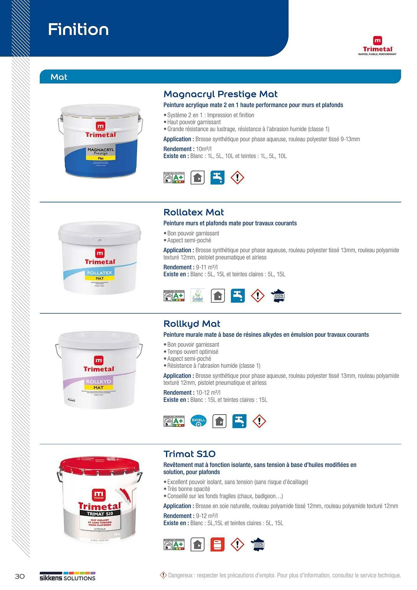 Catalogue Sikkens Solution du 8 janvier au 28 décembre 2025 - Catalogue page 30