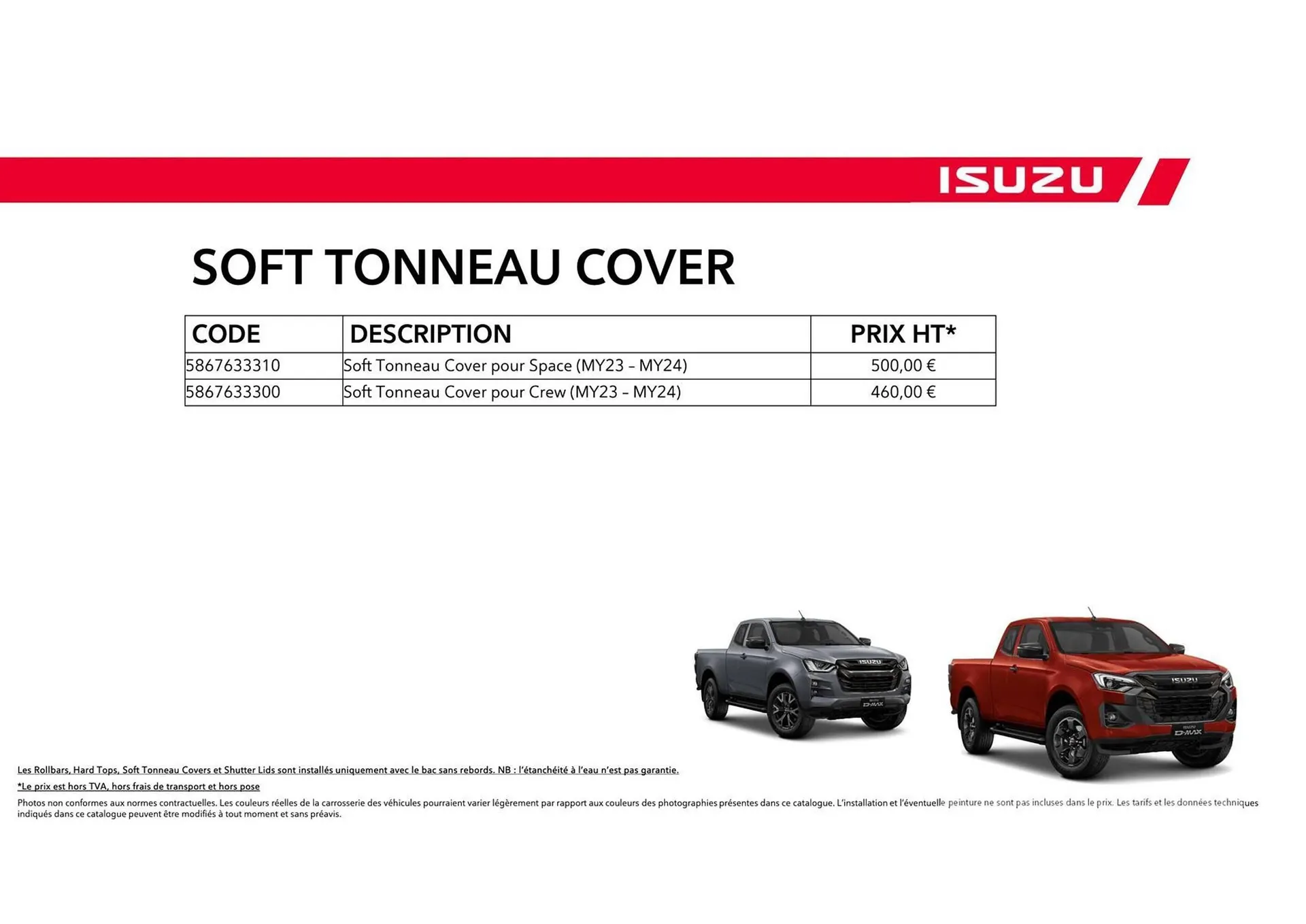 Catalogue Isuzu du 15 octobre au 15 octobre 2025 - Catalogue page 8