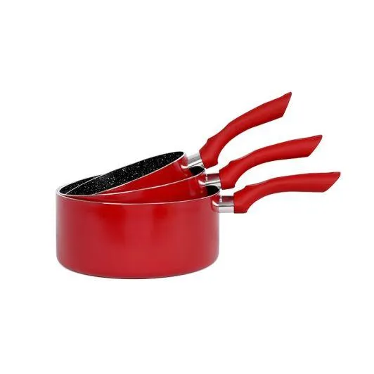 Lot de 3 casseroles 16 18 20 cm