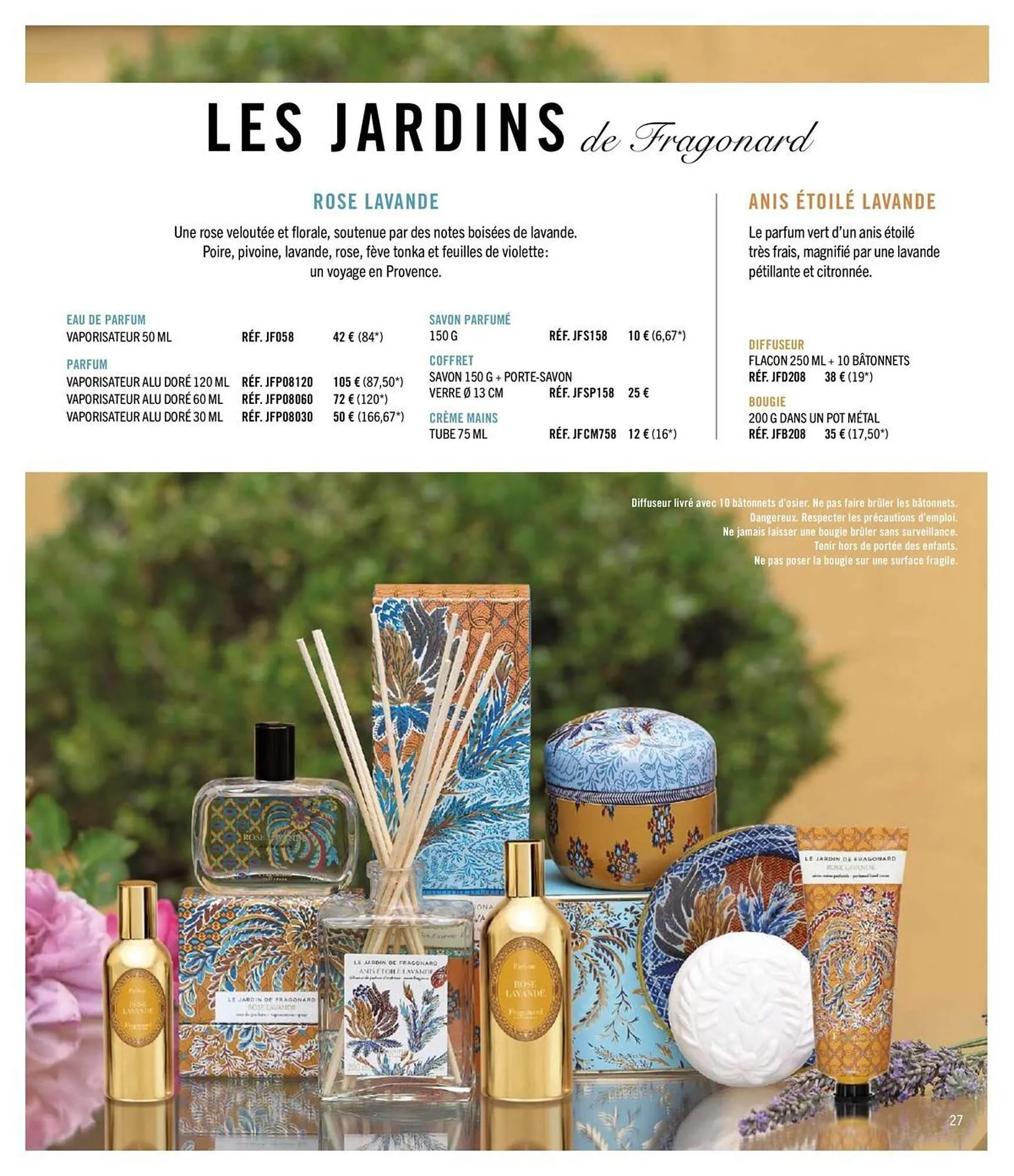 Catalogue Fragonard du 1 avril au 31 décembre 2026 - Catalogue page 27