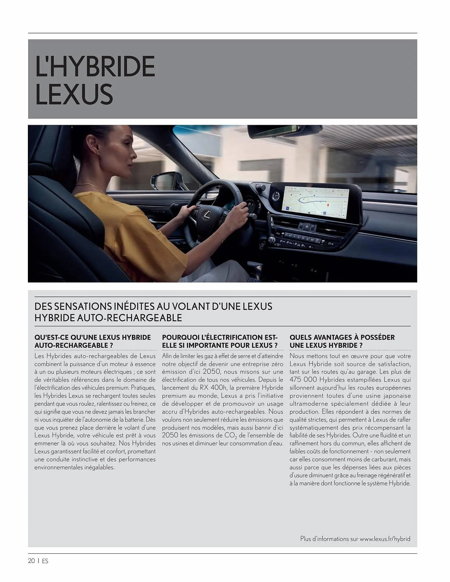 Catalogue Lexus du 18 mai au 18 mai 2024 - Catalogue page 20
