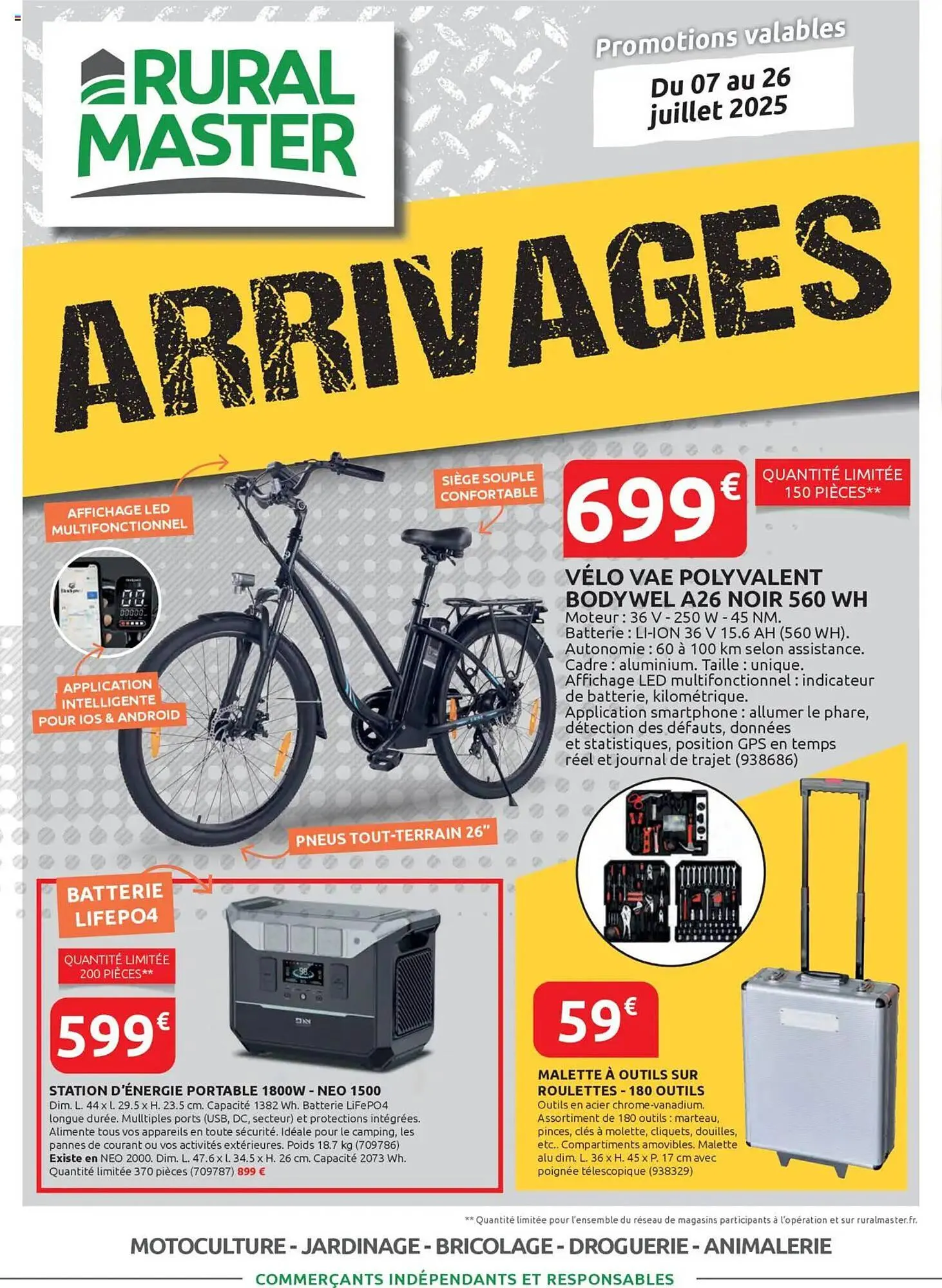 Catalogue Rural Master du 7 juillet au 26 juillet 2025 - Catalogue page 1