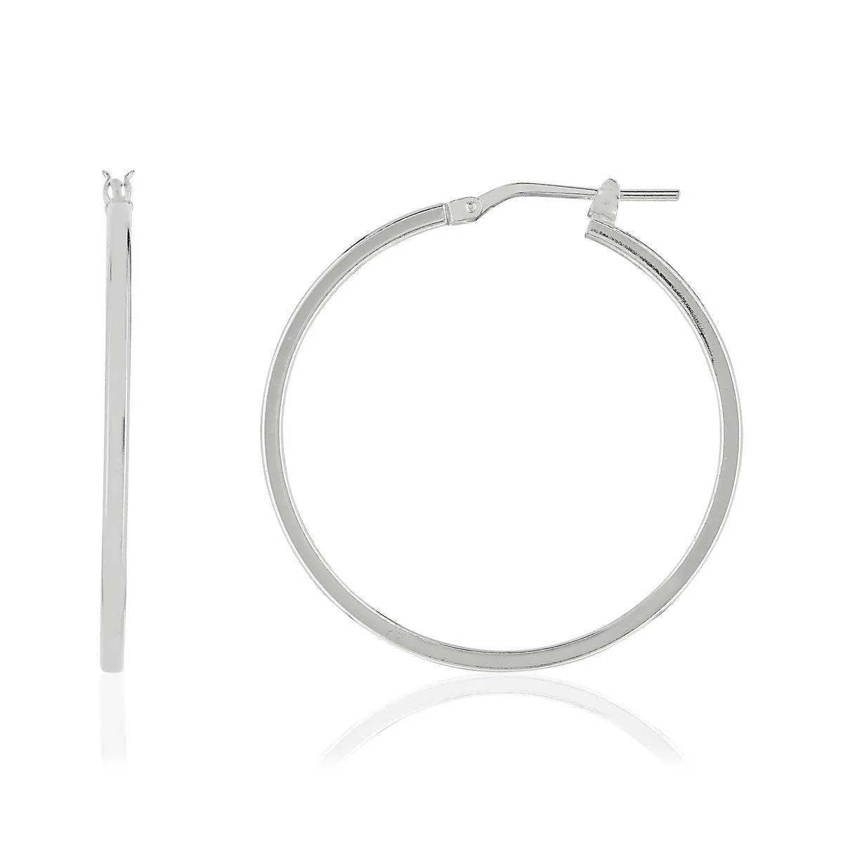 Créoles argent 925 34 mm