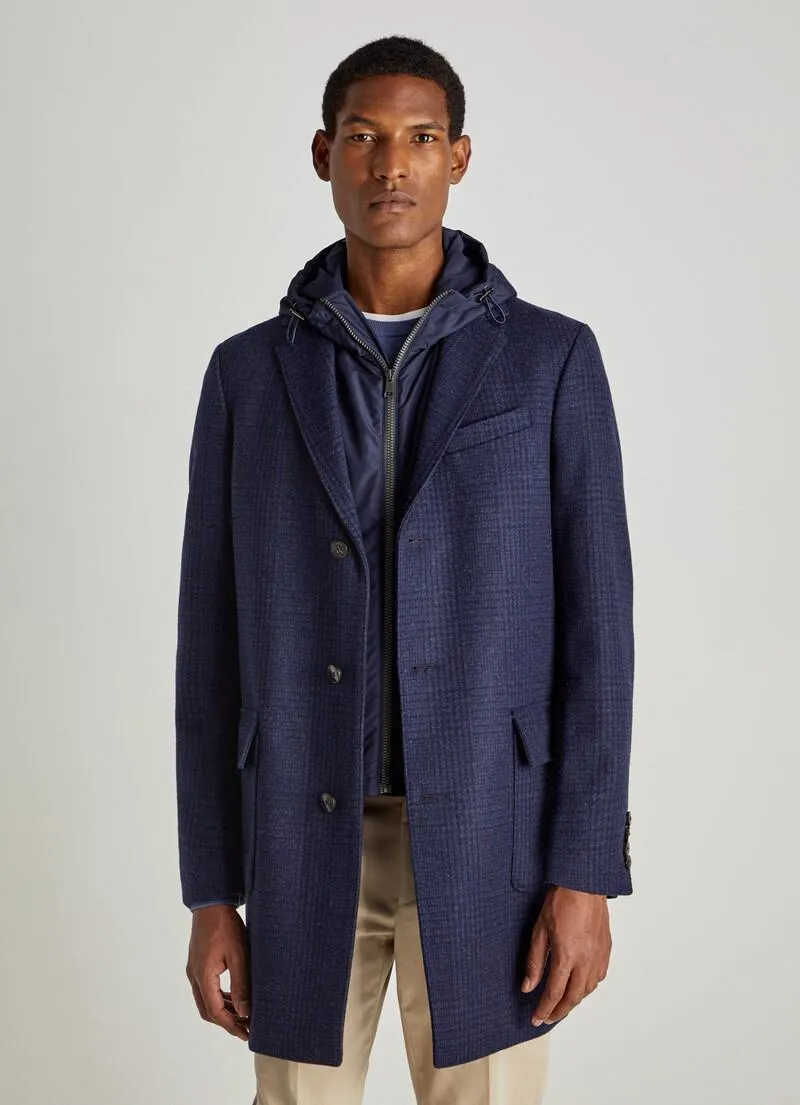 VESTE À CAPUCHE PRINCE DE GALLES