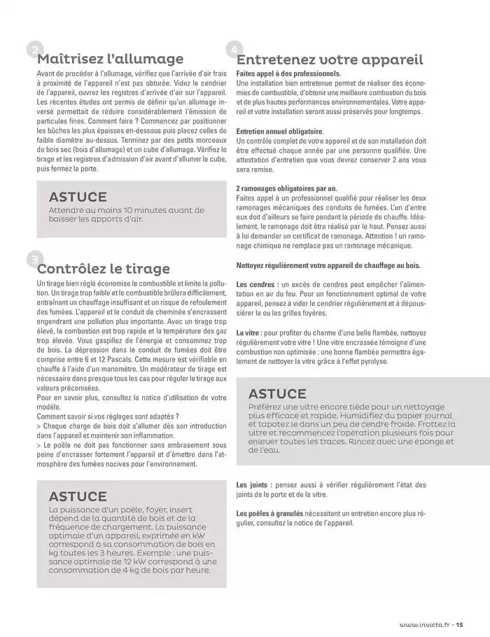 Le chauffage du futur a déjà 100 ans du 15 janvier au 31 mai 2025 - Catalogue page 15