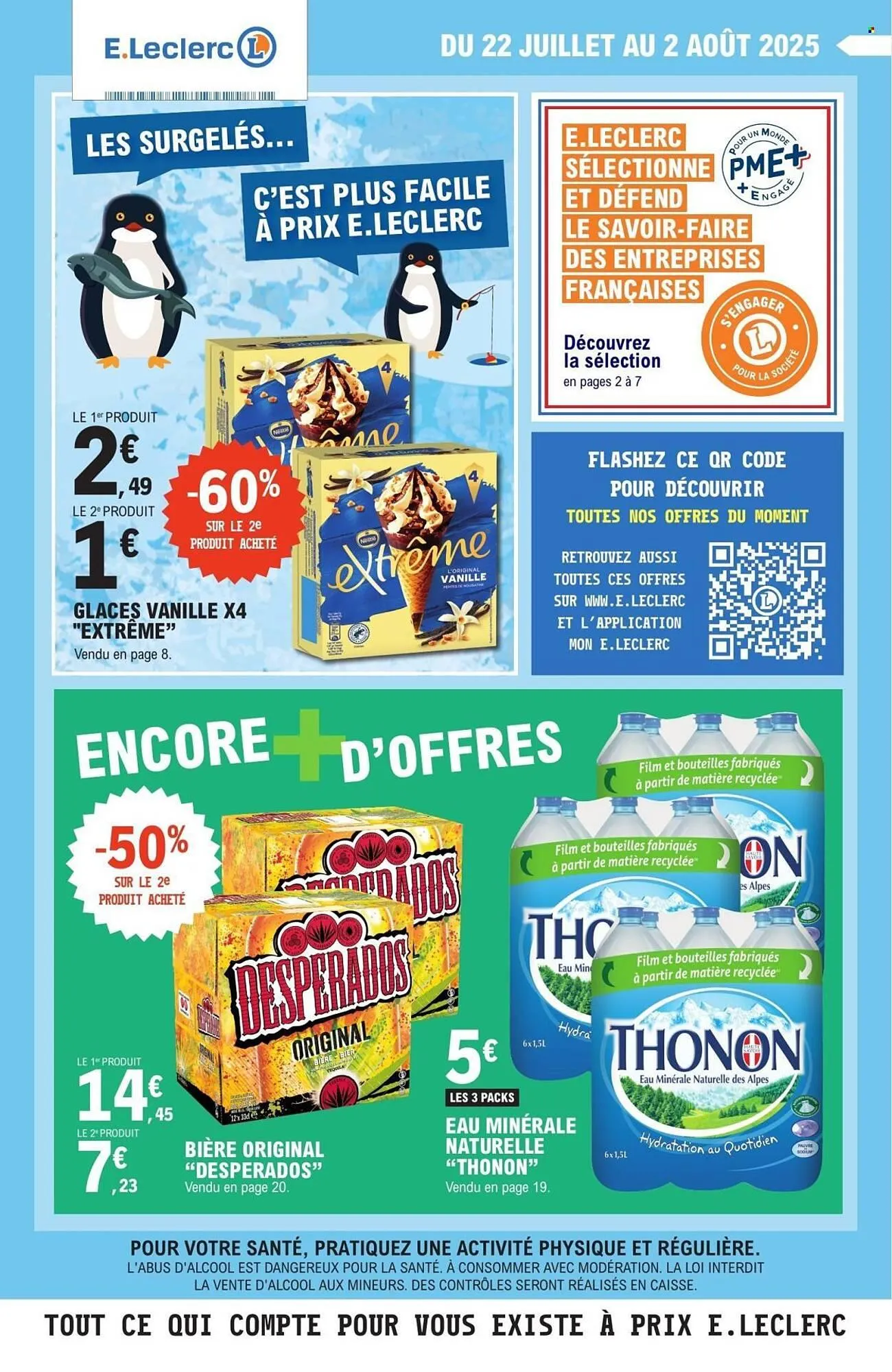 Catalogue E.Leclerc du 22 juillet au 2 août 2025 - Catalogue page 1