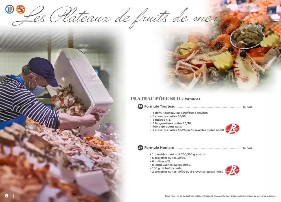 CARTE TRAITEUR 2025 du 3 janvier au 29 novembre 2025 - Catalogue page 38