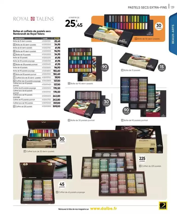 CATALOGUE DALBE 2025 du 27 janvier au 31 décembre 2025 - Catalogue page 141