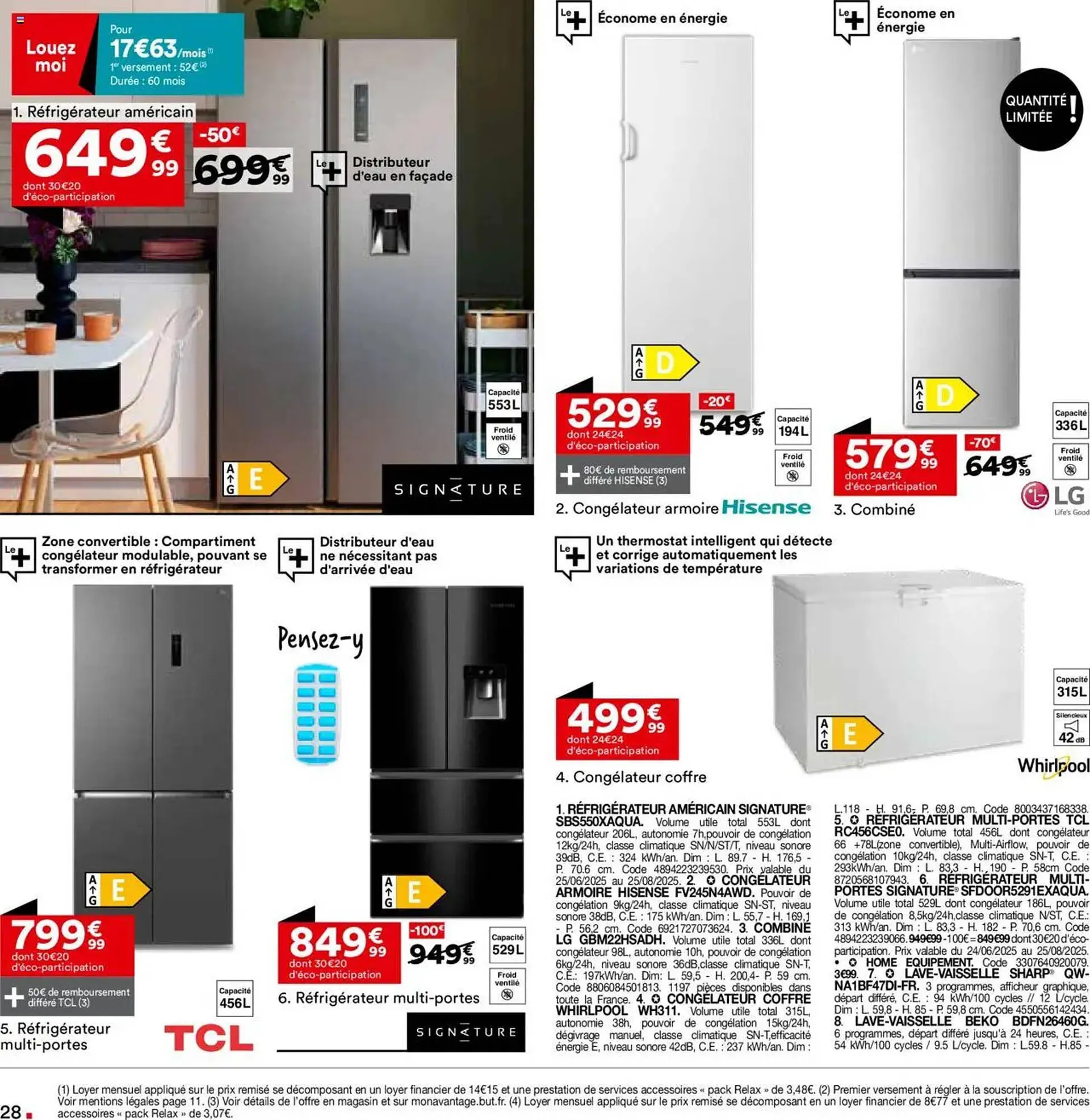 Catalogue BUT du 22 juillet au 25 août 2025 - Catalogue page 28