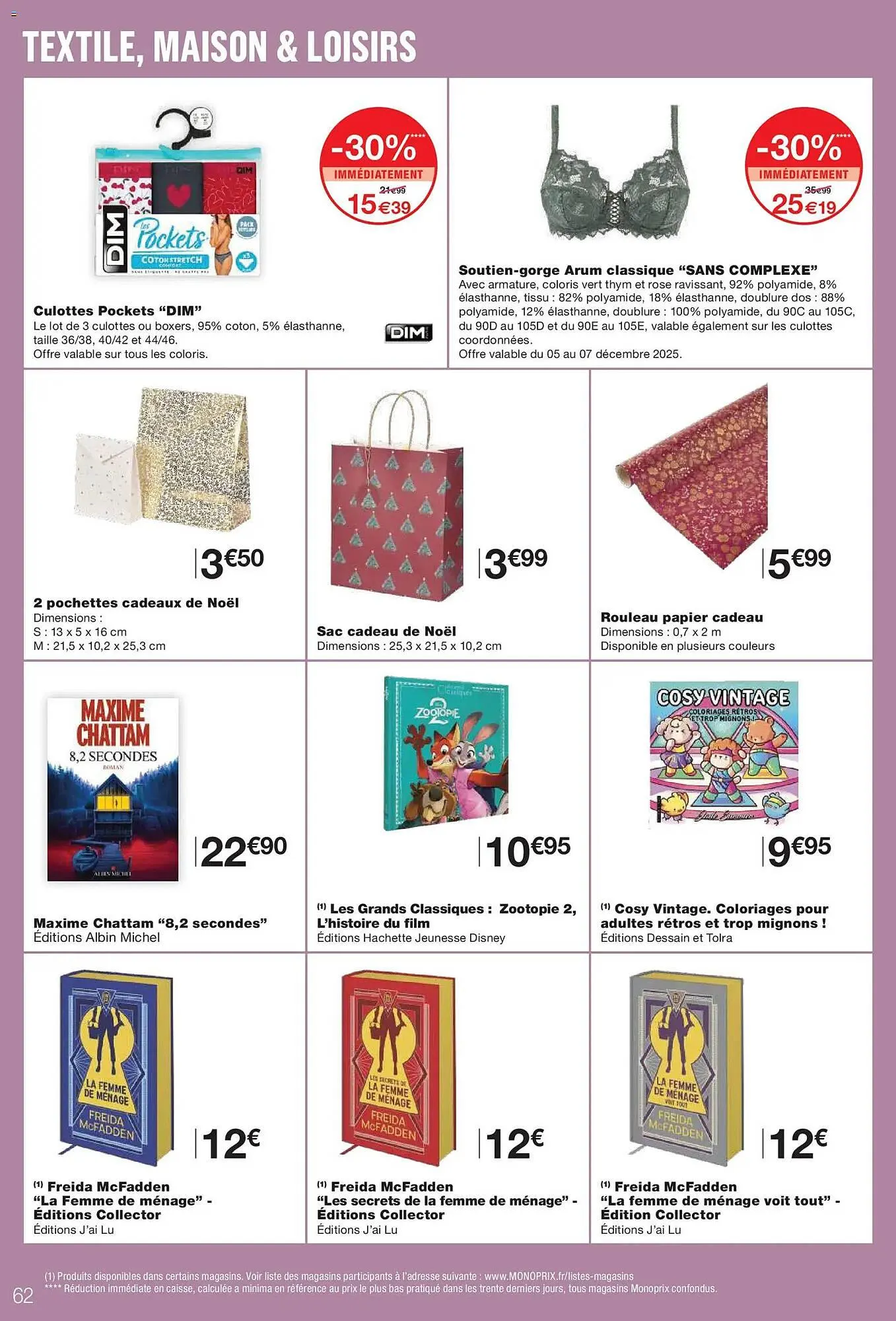 Catalogue Monoprix du 2 décembre au 14 décembre 2025 - Catalogue page 62