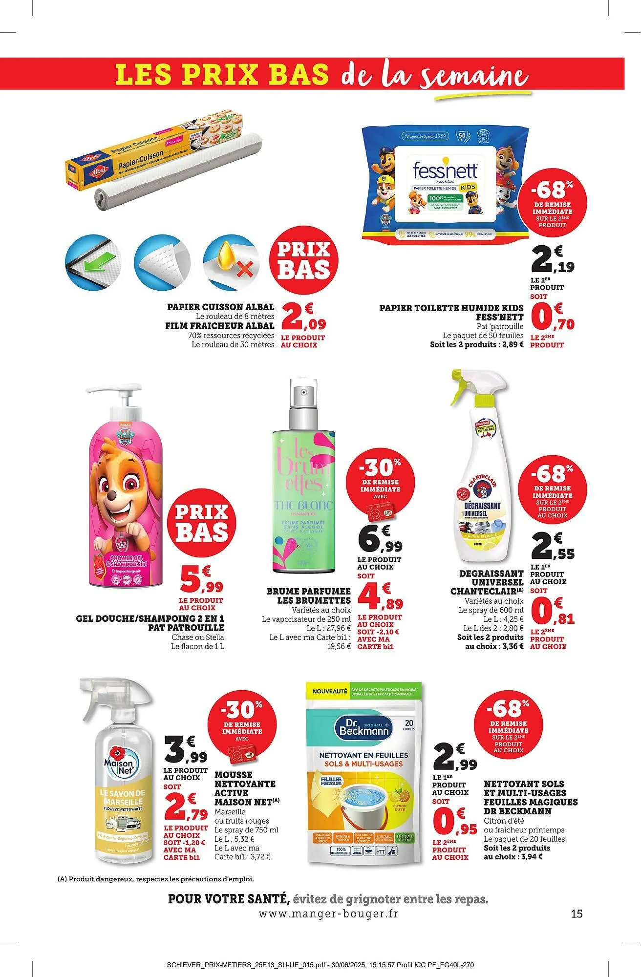 Catalogue Bi1 du 22 juillet au 27 juillet 2025 - Catalogue page 15