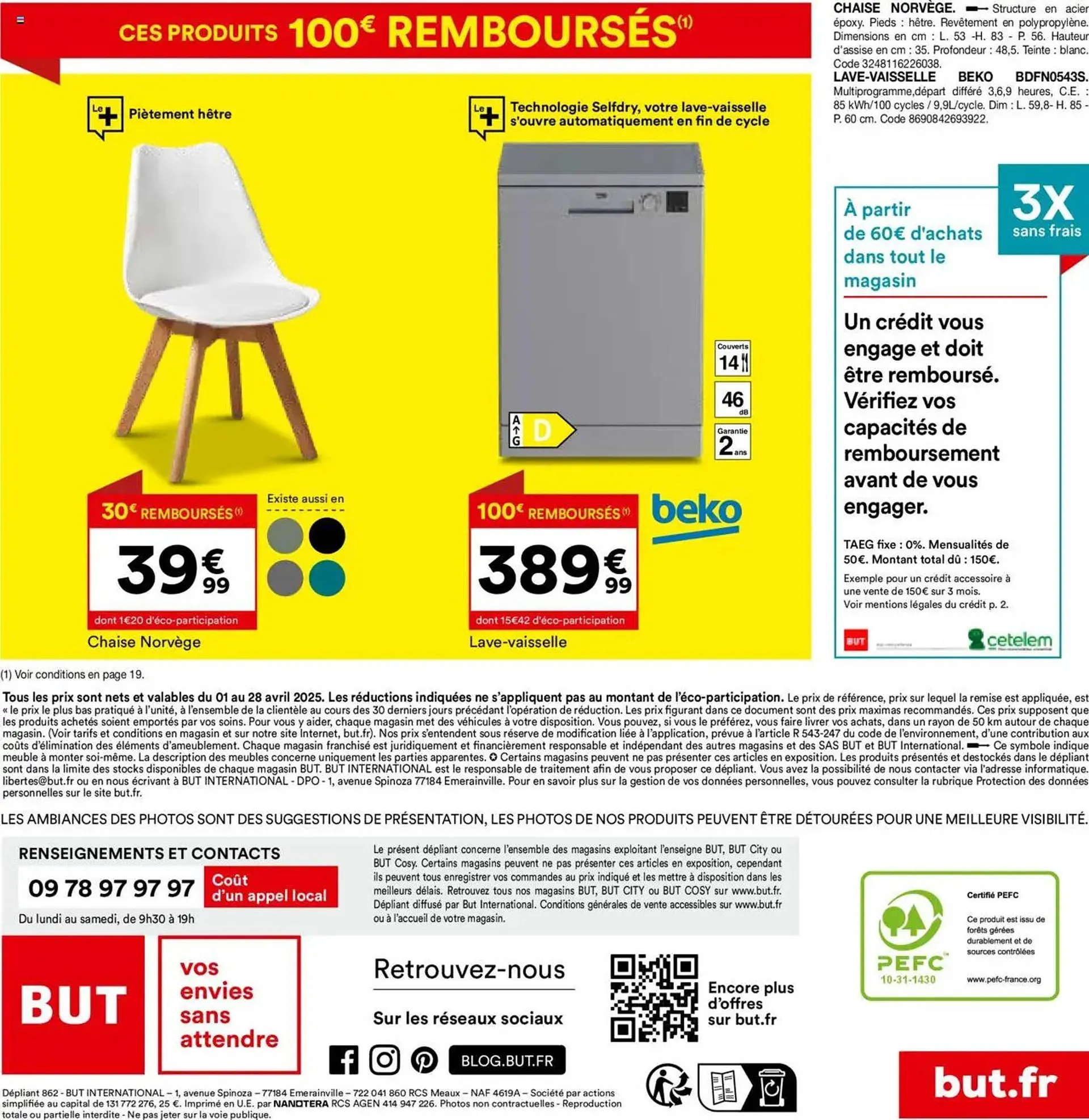 Catalogue BUT du 1 avril au 28 avril 2025 - Catalogue page 36