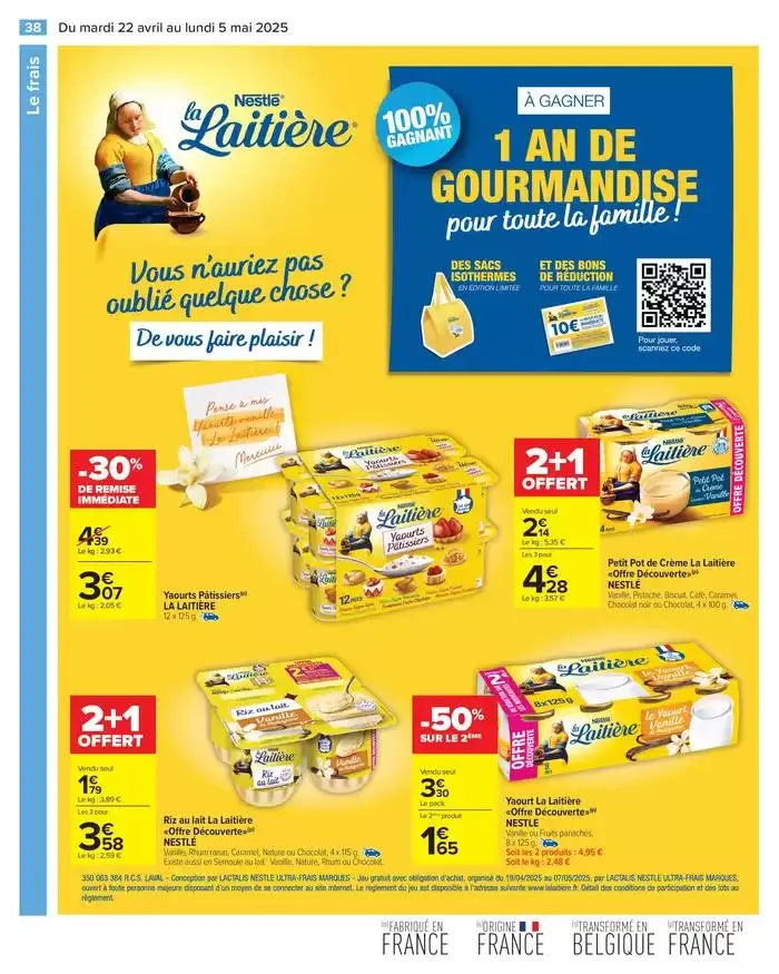 -50% SUR LE 2ÈME SUR TOUT JOKER du 22 avril au 5 mai 2025 - Catalogue page 42