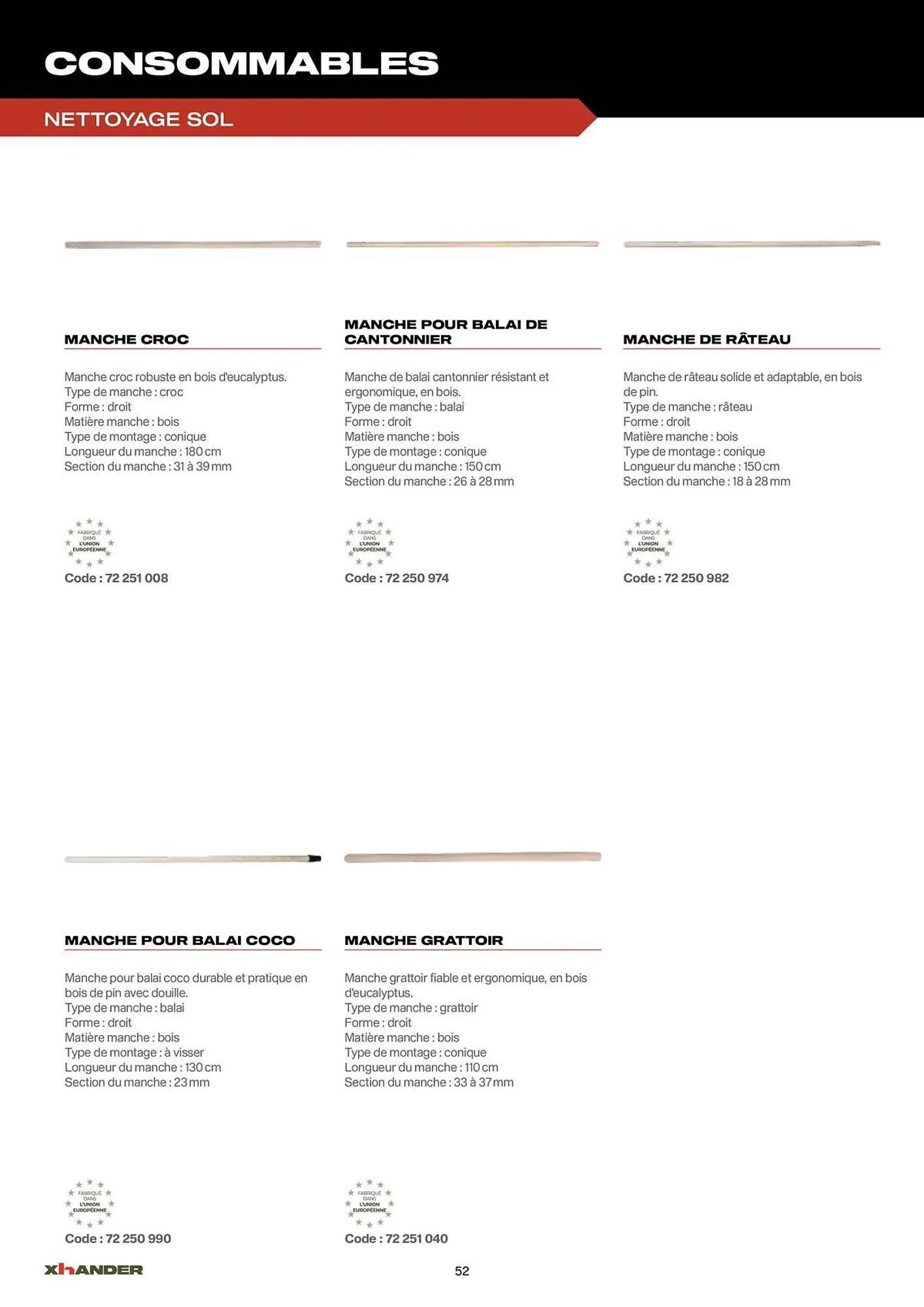 Catalogue Prolians du 2 septembre au 31 décembre 2025 - Catalogue page 52