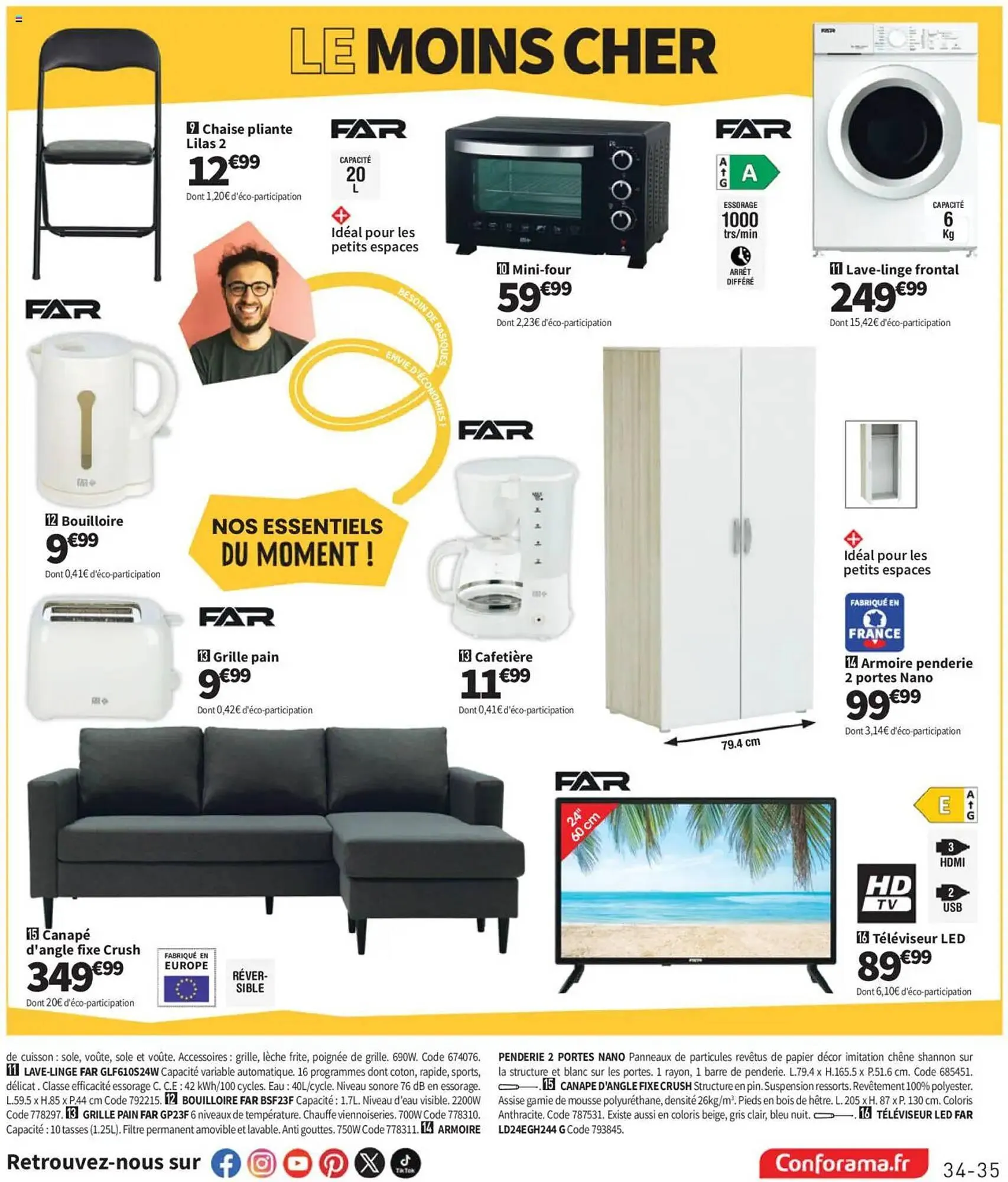 Catalogue Conforama du 8 juillet au 4 août 2025 - Catalogue page 35