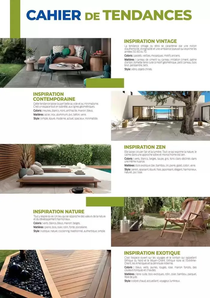 Aménagements Extérieurs 2025 du 26 mars au 31 décembre 2025 - Catalogue page 6