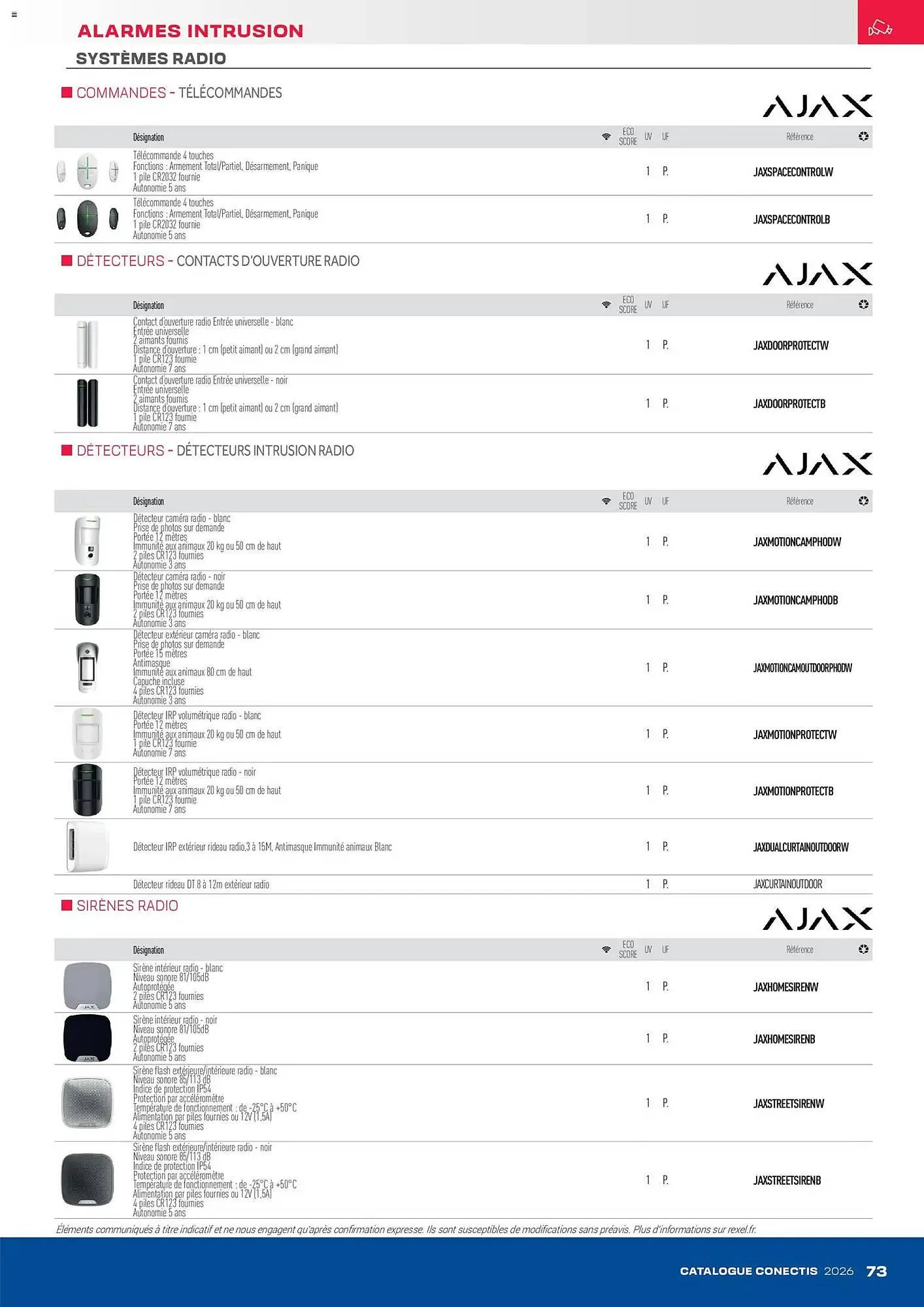 Catalogue Rexel du 10 avril au 31 décembre 2026 - Catalogue page 73