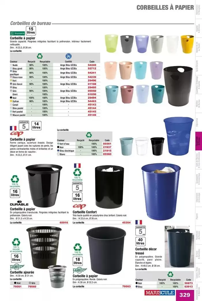 Catalogue Entreprises 2025 du 13 janvier au 31 décembre 2025 - Catalogue page 331