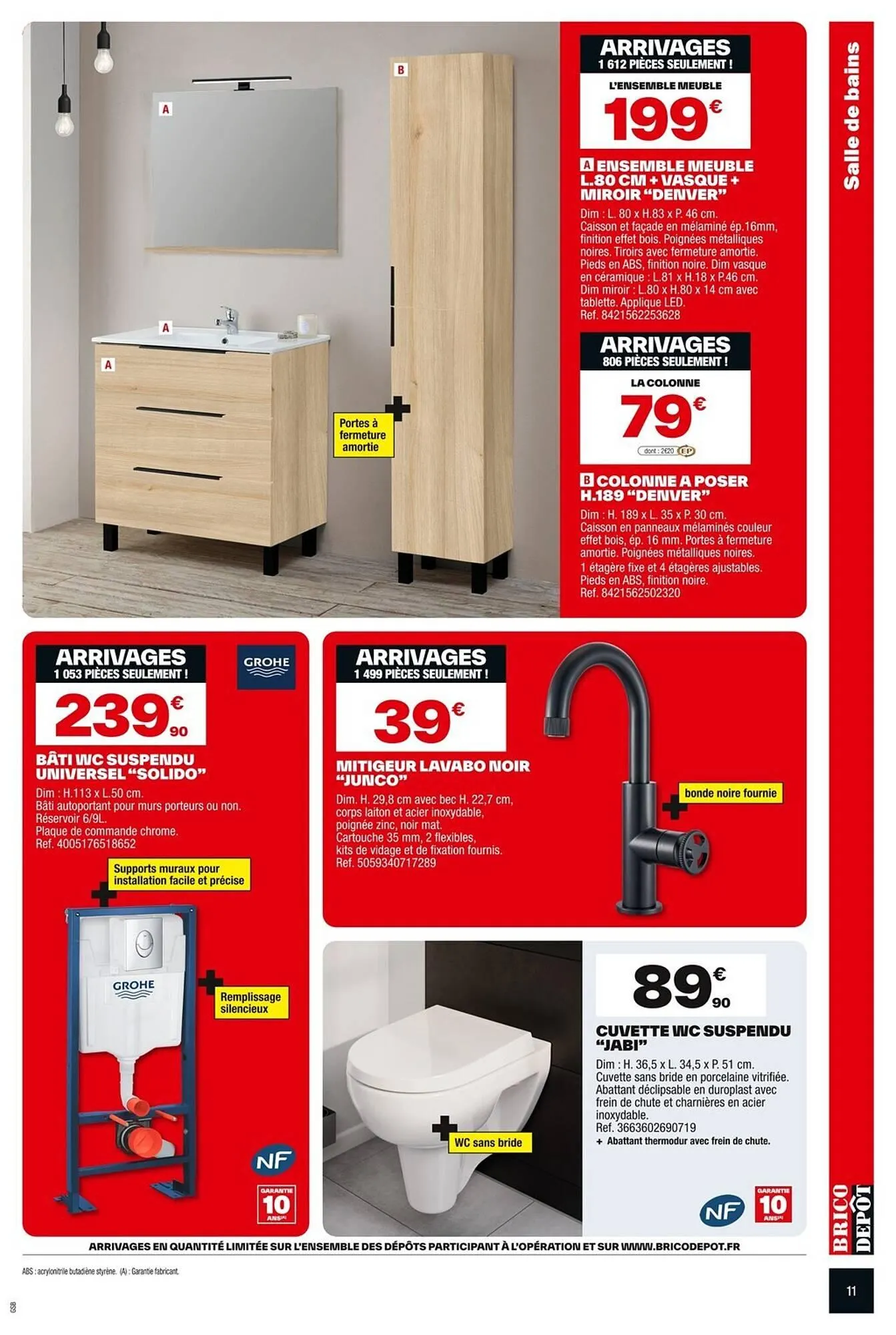 Catalogue Brico Dépôt du 3 octobre au 16 octobre 2025 - Catalogue page 11