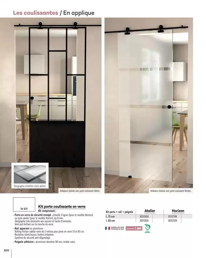 Aménagents Intérieurs 2025 du 1 janvier au 31 décembre 2025 - Catalogue page 100